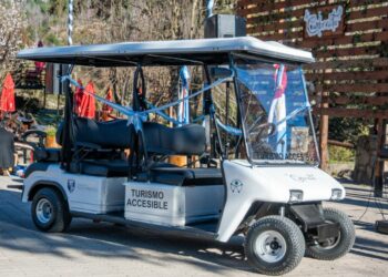 El vehículo que posibilita el turismo accesible en La Cumbrecita