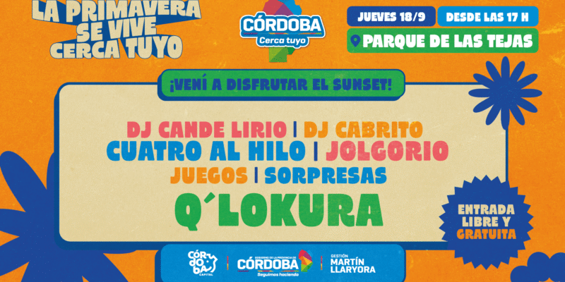 El Parque de Las Tejas se llena de música en vivo con grandes artistas
