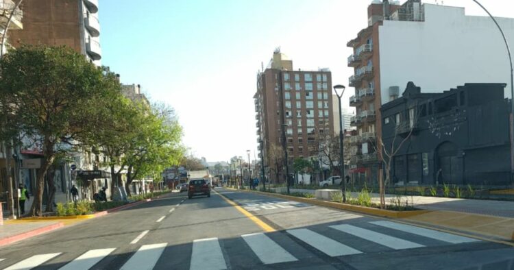 Quedó habilitada la boulevarización de la avenida Maipú con nuevo esquema de transporte