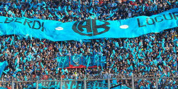 Hinchas de Belgrano.