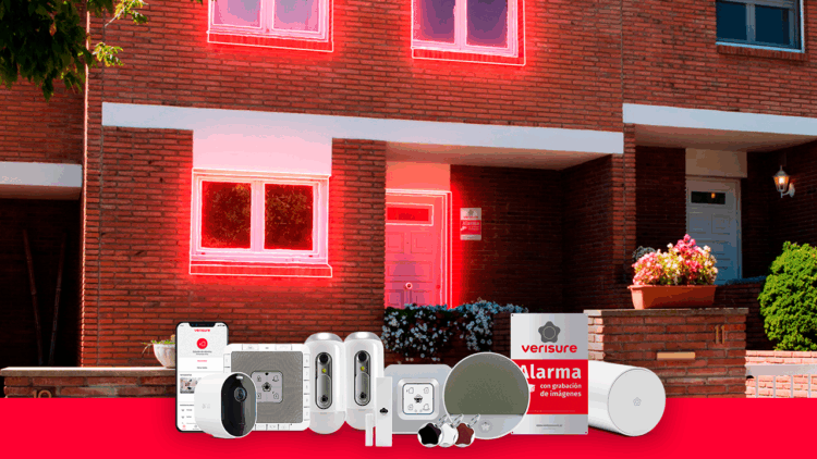 El kit de alarma premium de Verisure.