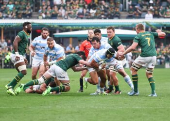 Los Pumas sufrieron una paliza en su visita a Sudáfrica: perdieron 67-30