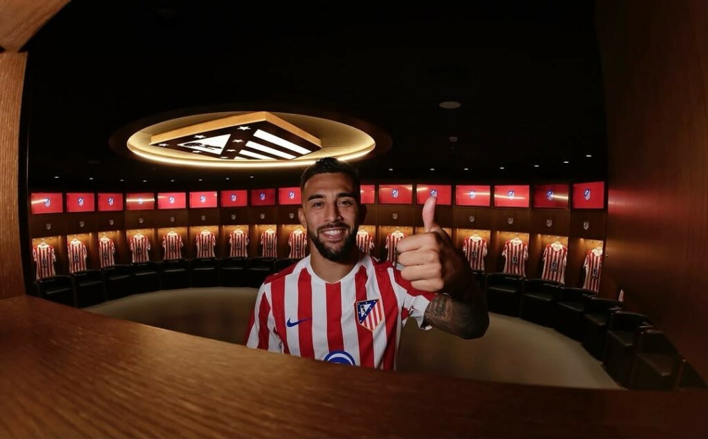 Nicolás González firmó con el Atlético de Madrid y se suma al plantel de Diego Simeone