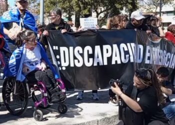 Vuelven a movilizarse en defensa de la ley de emergencia en discapacidad