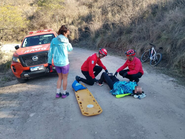 Tareas de rescate del DUAR.