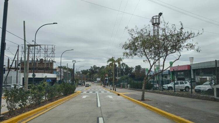 Se habilitó la Av. Sagrada Familia entre Colón y Costanera