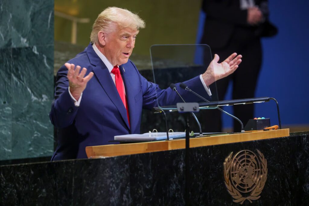 Trump brindó un caótico discurso en la ONU