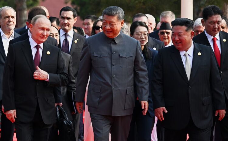 China celebró hoy con un desfile militar masivo la conmemoración del 80° aniversario de la victoria en la Segunda Guerra Mundial.