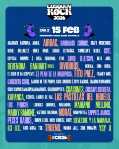 Cosquín Rock informó que artistas se presentarán cada día