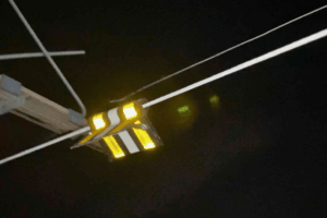 Miramar instaló desviadores de vuelo en líneas eléctricas para proteger aves migratorias