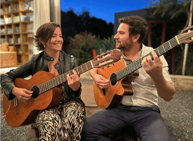"Duito" está integrado por los músicos cordobeces Candelaria Argüello Pitt y Hugo Aguilar.