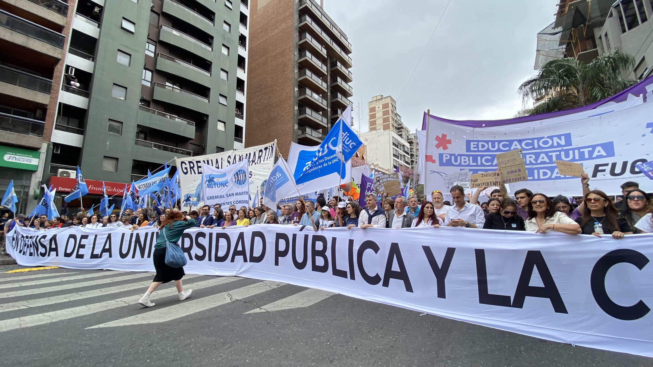 Tercera Marcha Federal Universitaria: jornada de movilización en Córdoba