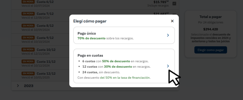 Paso a paso, cómo acceder a los descuentos de Rentas Córdoba