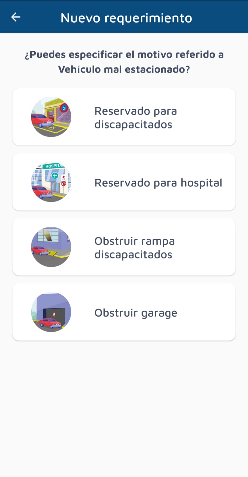 Nueva función en la App Ciudadana: habilitan las denuncias de vehículos mal estacionados