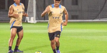 Argentina tuvo su primer entrenamiento en Qatar y espera el debut Argentina tuvo su primer entrenamiento en Qatar y espera el debut