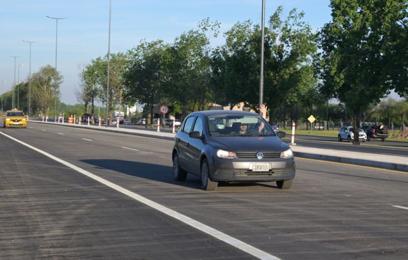 La obra mejora notablemente la circulación vehicular en la zona.