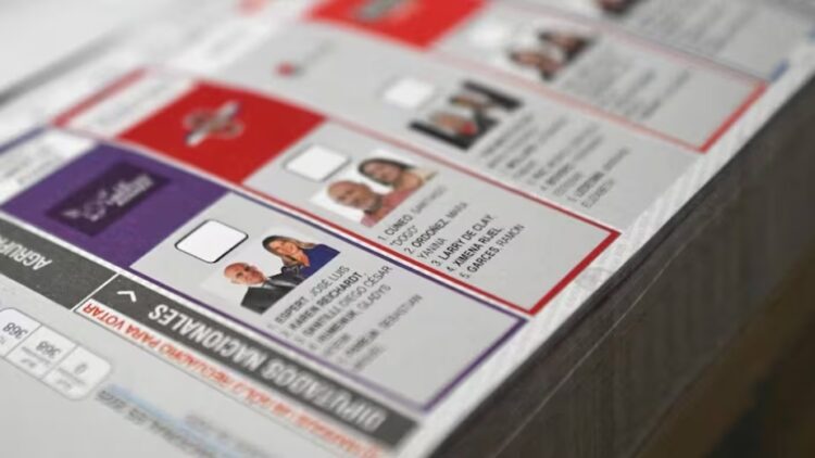 Boletas electorales.