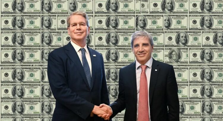 Scott Bessent y Luis Caputo.