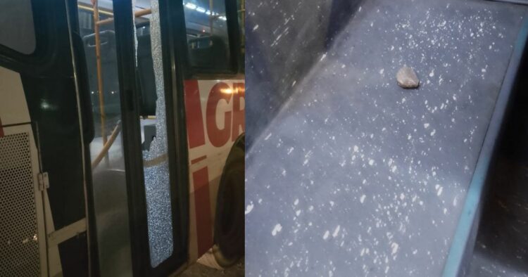 Cuatro jóvenes detenidos por apedrear un colectivo en Circunvalación