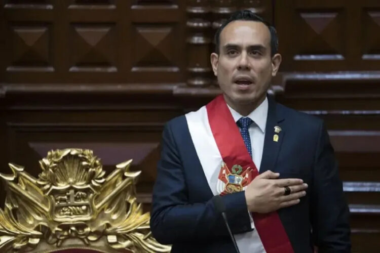 El nuevo presidente de Perú, José Jerí.