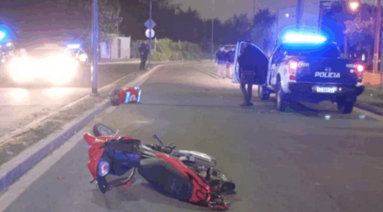 Falleció un motociclista que aparentemente escapaba de un asalto Falleció un motociclista que aparentemente escapaba de un asalto