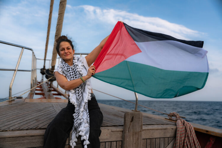 Foto: Gulcin Bekar, prensa Flotilla Global Sumud.