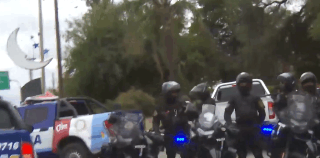 Fuerte operativo en un hotel de alojamiento de la Av. La Voz del Interior