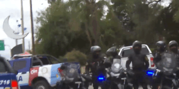 Fuerte operativo en un hotel de alojamiento de la Av. La Voz del Interior