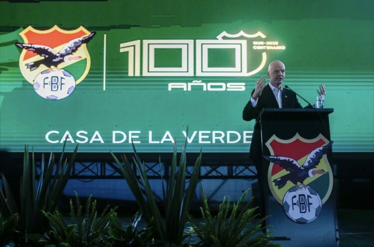 El presidente del máximo ente del fútbol mundial, Gianni Infantino.