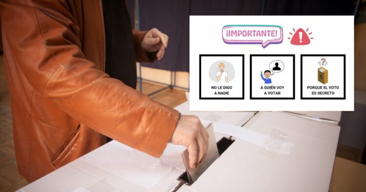 Impulsan el uso de pictogramas para un voto más accesible Fundación Por la Inclusión Plena compartió en su cuenta de Instagram una campaña titulada “Voto accesible en pictogramas”. - Imagen ilustrativa de la nota periodística.