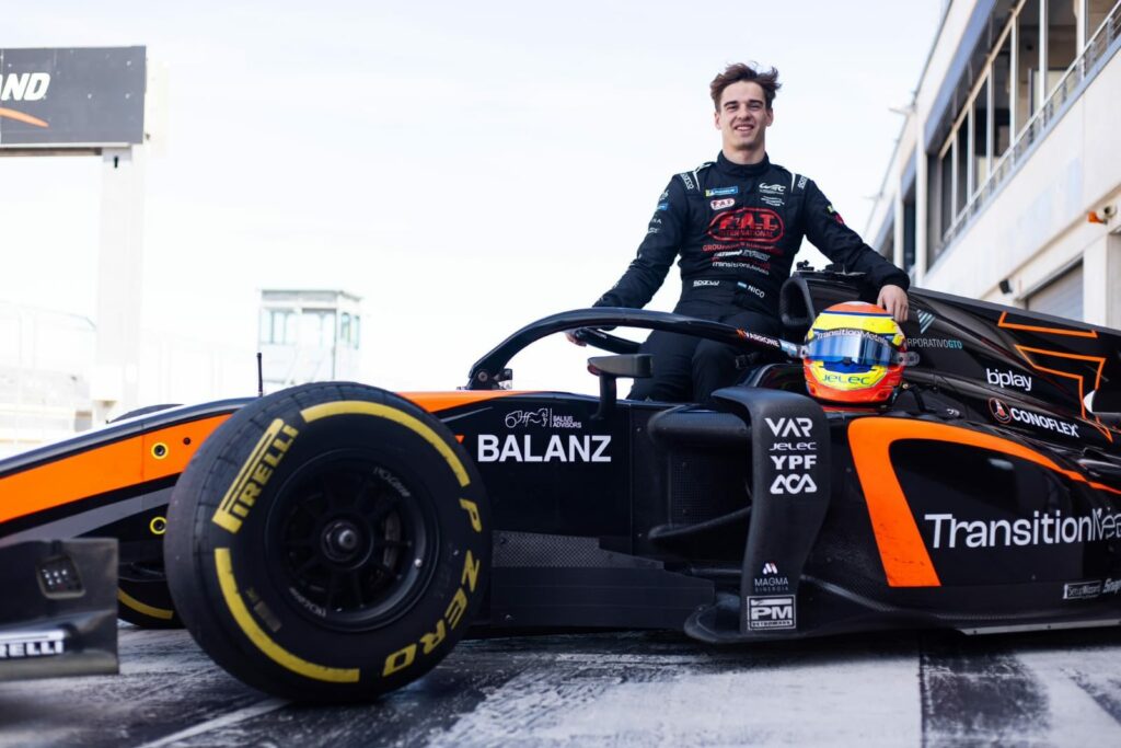 Nicolás Varrone dará el salto a la Fórmula 2 en 2026