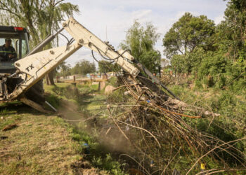 Retiraron casi 36 toneladas de residuos en la limpieza del Canal Maestro Sur