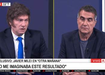 El presidente realizó declaraciones en un canal de TV.