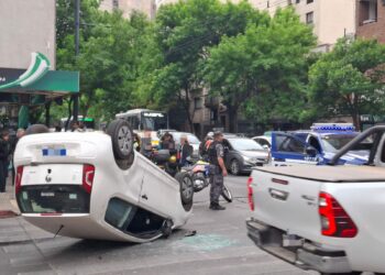 Siniestro vial en Nueva Córdoba.