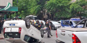 Siniestro vial en Nueva Córdoba.