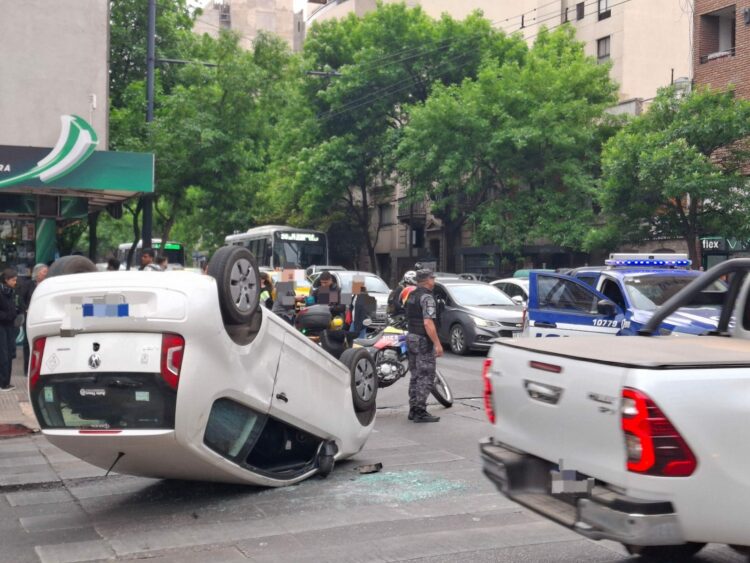 Siniestro vial en Nueva Córdoba.