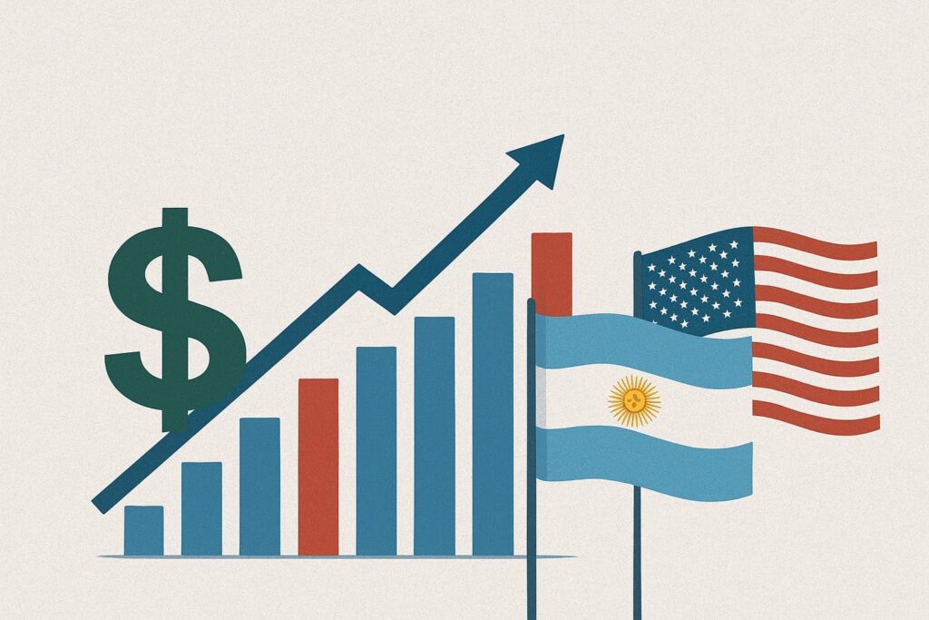 El riesgo país vuelve a moverse al compás del dólar y del humor de Estados Unidos Riesgo país