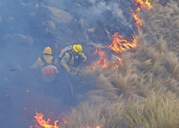 Incendio en el Parque Nacional Quebrada del Condorito: sigue cortado el Camino de Altas Cumbres
