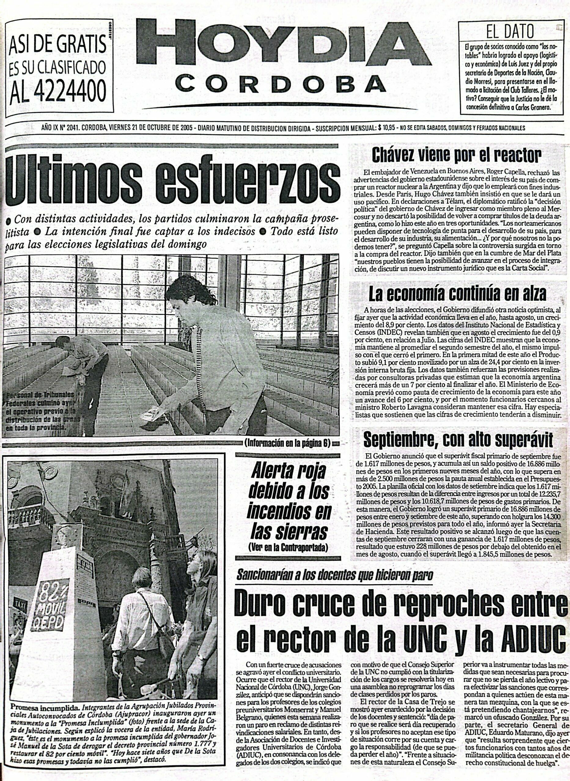 Sorprendente historia circular: nuestra tapa de hace exactamente 20 años