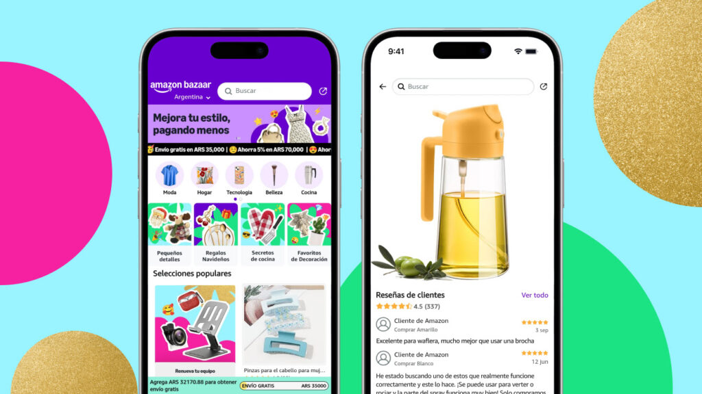 Amazon habilita su app de productos accesibles en Argentina Amazon Bazaar