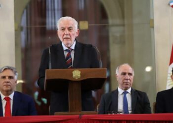 El presidente del Tribunal Superior de Justicia (TSJ), Luis Eugenio Angulo.