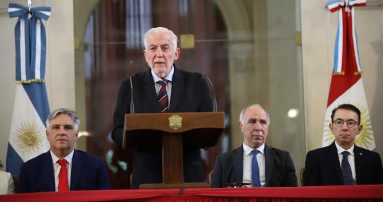 El presidente del Tribunal Superior de Justicia (TSJ), Luis Eugenio Angulo.