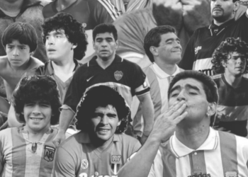 Collage de Diego Armando Maradona.