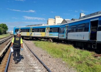 Descarriló un tren de la línea Sarmiento
