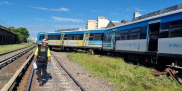Descarriló un tren de la línea Sarmiento