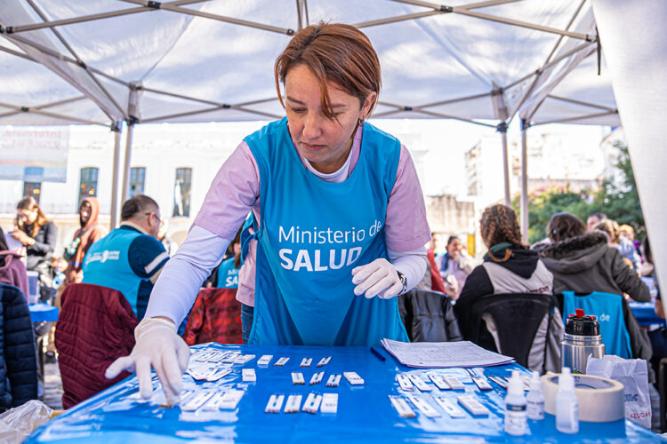 Este lunes, se realizará una jornada de testeo en Plaza San Martín de 10 a 16 horas.