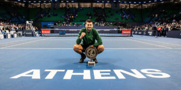 Djokovic conquistó su título 101 en Atenas y se bajó del ATP Finals