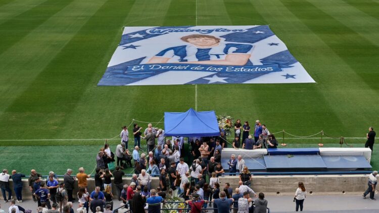 El último adiós a Daniel Willington El homenaje al "Daniel de los Estadios".