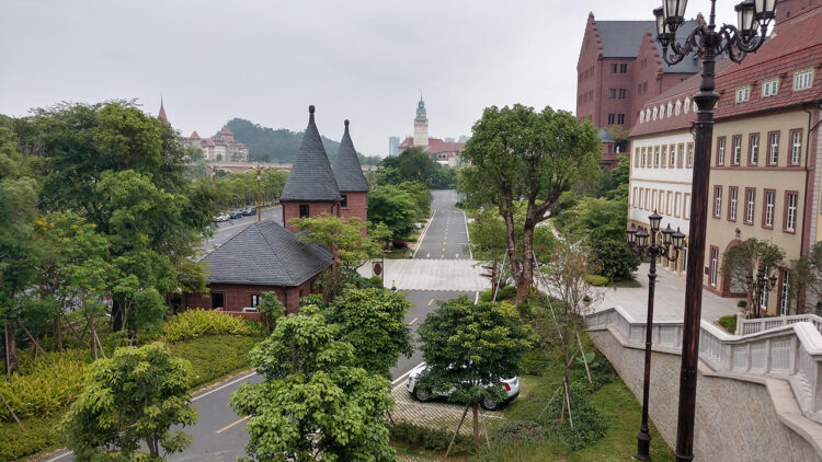 El Centro de Investigación y Desarrollo Ox Horn Campus de Huawei.