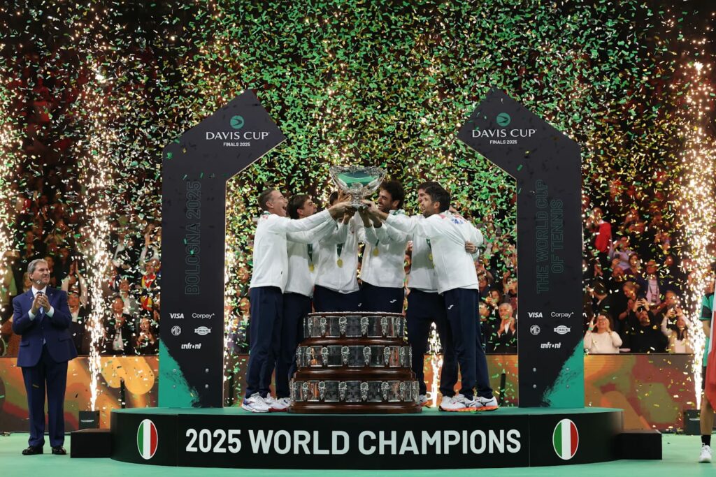 Italia conquistó la Copa Davis tras vencer a España